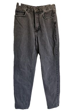 BDG Women's Slim Straight Washed Black Denim Jeans